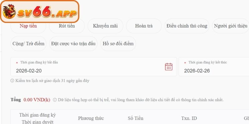Luôn lưu lại biên lai nạp