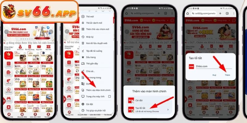 Cách cài đặt cho Android